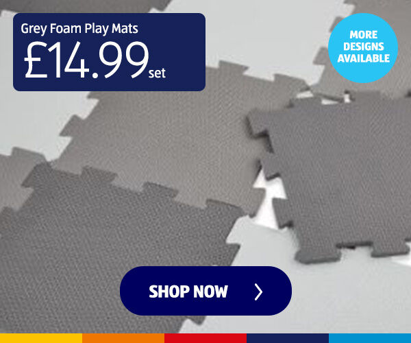 Grey Foam Play Mats