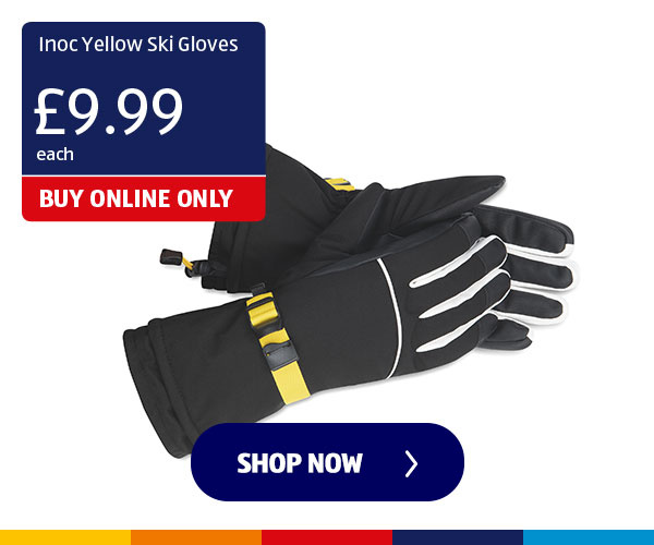 Inoc Yellow Ski Gloves - Shop Now