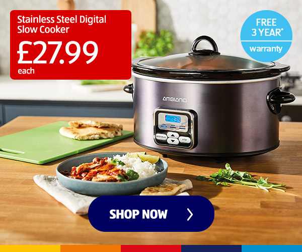 Stainless Steel Digital Slow Cooker - Shop Now