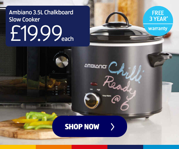 Ambiano 3.5L Chalkboard Slow Cooker