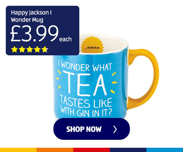 Happy Jackson I Wonder Mug - Shop Now