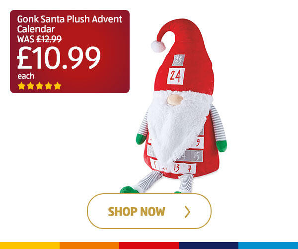 Gonk Santa Plush Advent Calendar - Shop Now