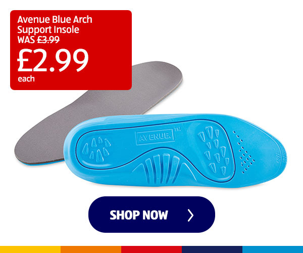 Avenue Blue Arch Support Insole - Shop Now