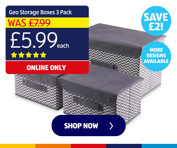 Geo Storage Boxes 3 Pack