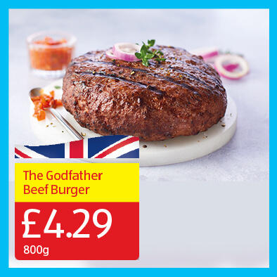 The Godfather Beef Burger - 5.99 800g