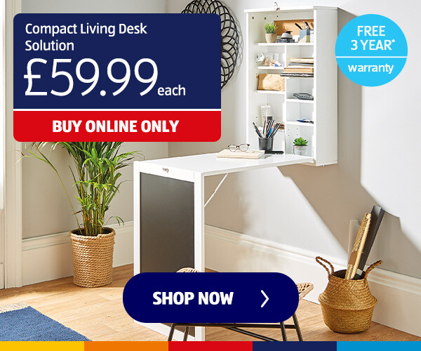 Compact Living Desk Solution - Shop Now
