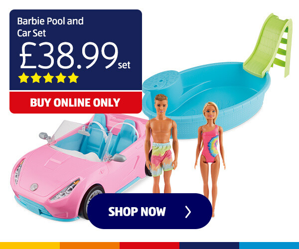 Barbie Pool and Car Set