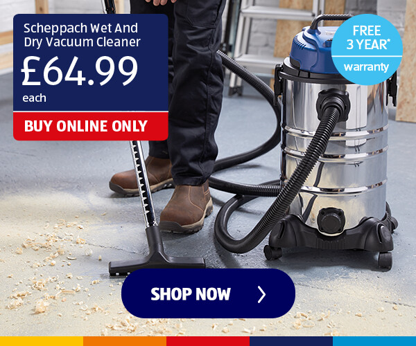 Scheppach Wet And Dry Vacuum Cleaner - Shop Now