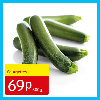 Courgettes - 69p 500g