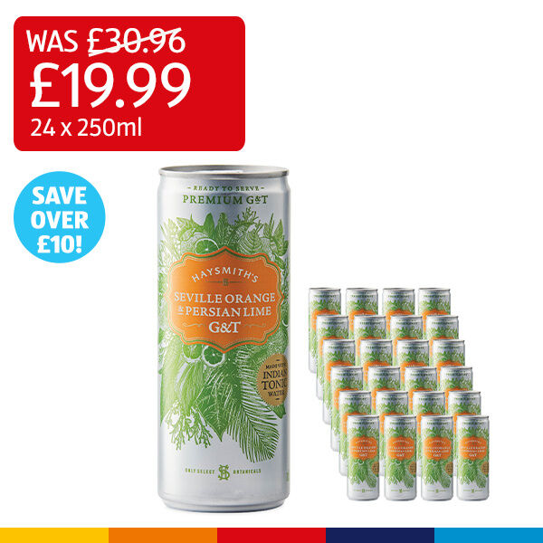 Haysmith's Orange & Lime G&T Cans