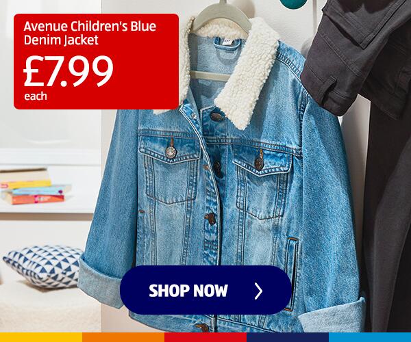 Avenue Children's Blue Denim Jacket - Shop Now