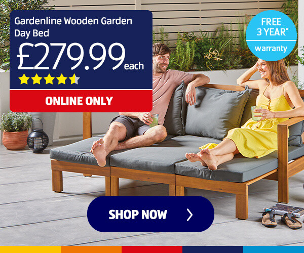 Gardenline Wooden Garden Day Bed