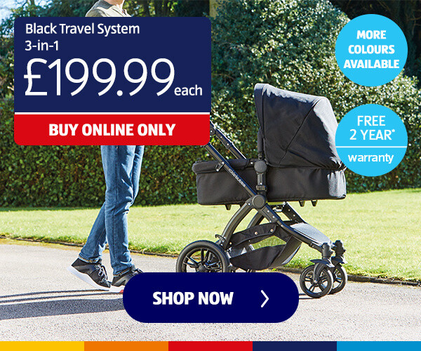 Black Travel System 3-in-1 - Shop Now