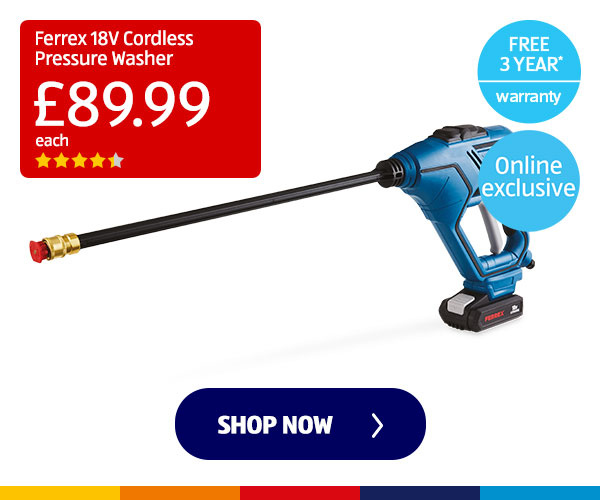 Ferrex 18V Cordless Pressure Washer â€“ Shop Now