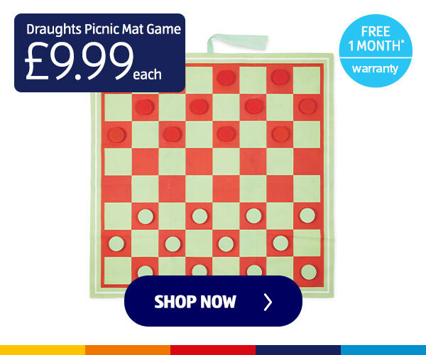 Draughts Picnic Mat Game - Shop Now