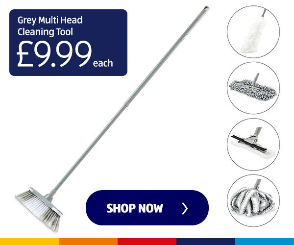 Grey Multi Head Cleaning Tool - Shop Now