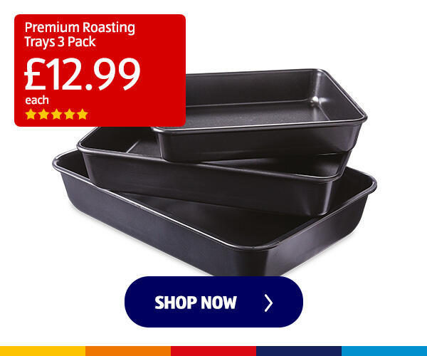 Premium Roasting Trays 3 Pack - Shop Now