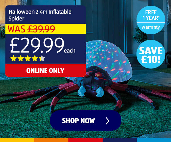 Halloween 2.4m Inflatable Spider