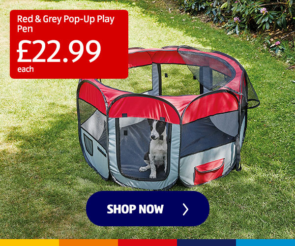 Red & Grey Pop-Up Play Pen - Shop Now