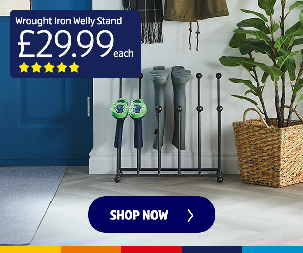 Wrought Iron Welly Stand