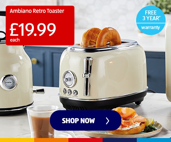 Ambiano Retro Toaster - Shop Now