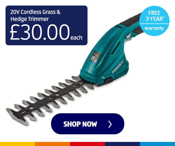 20V Cordless Grass & Hedge Trimmer - Shop Now