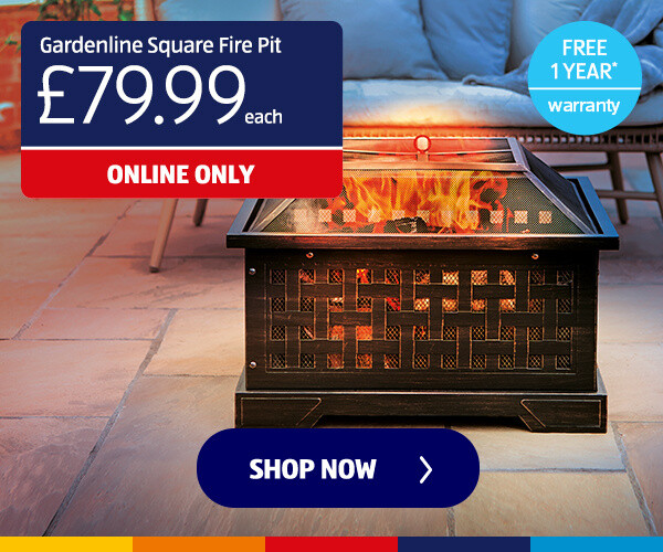 Gardenline Square Fire Pit