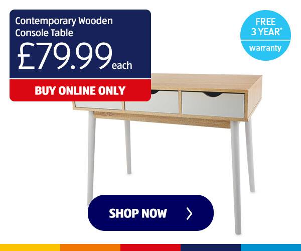 Contemporary Wooden Console Table