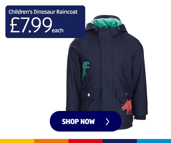 Children's Dinosaur Raincoat