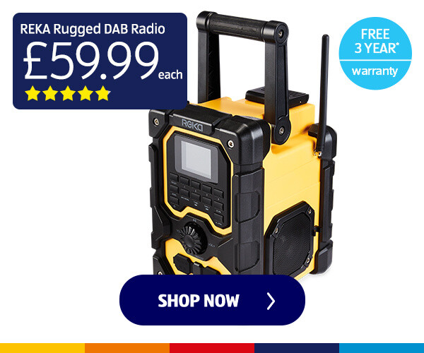 REKA Rugged DAB Radio