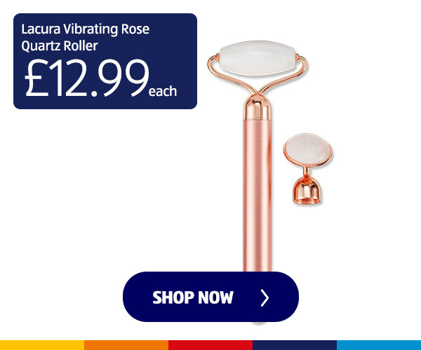 Lacura Vibrating Rose Quartz Roller