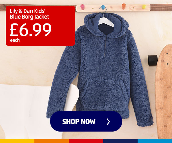 Lily & Dan Kids' Blue Borg Jacket - Shop Now