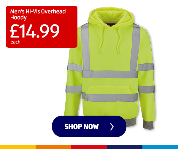 Men's Hi-Vis Overhead Hoody - Shop Now