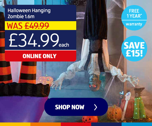 Halloween Hanging Zombie 1.6m