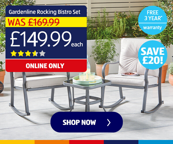 Gardenline Rocking Bistro Set