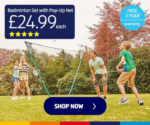 Badminton Set with Pop-Up Net