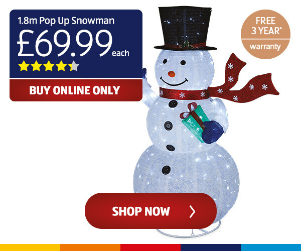 1.8m Pop Up Snowman