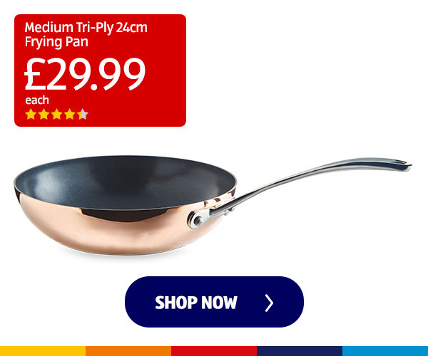 Medium Tri-Ply 24cm Frying Pan - Shop Now