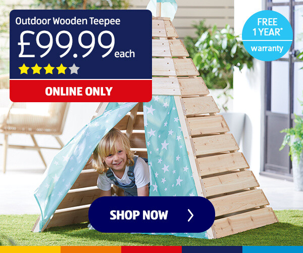 Outdoor Wooden Teepee