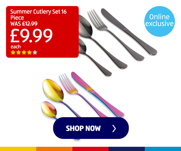 Summer Cutlery Set 16 Piece - Shop Now