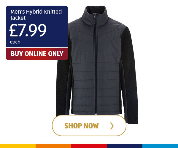 Men's Hybrid Knitted Jacket - Shop Now