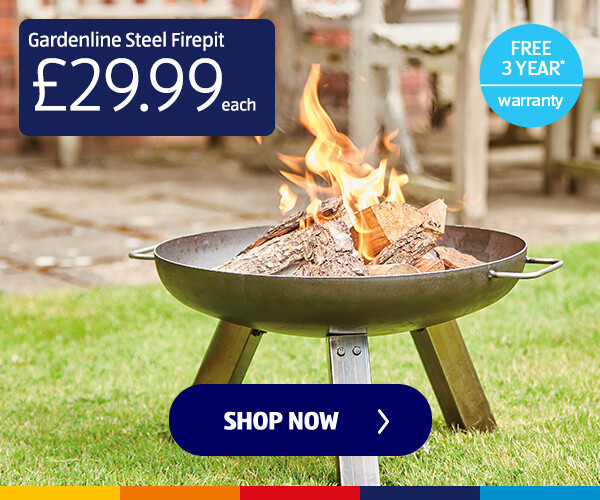 Gardenline Steel Firepit