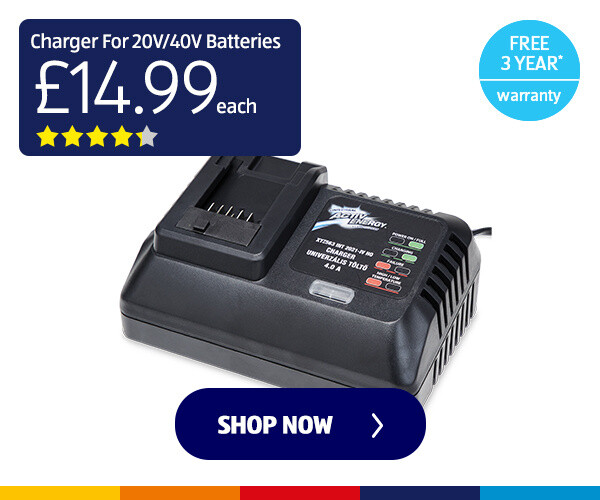 Charger For 20V/40V Batteries