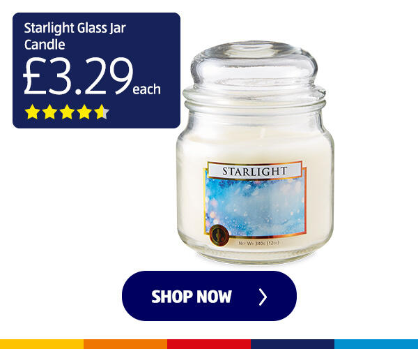 Starlight Glass Jar Candle - Shop Now