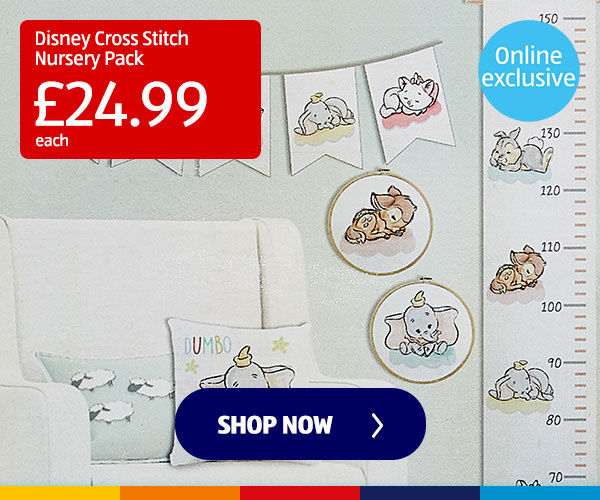 Disney Cross Stitch Nursery Pack - Shop Now