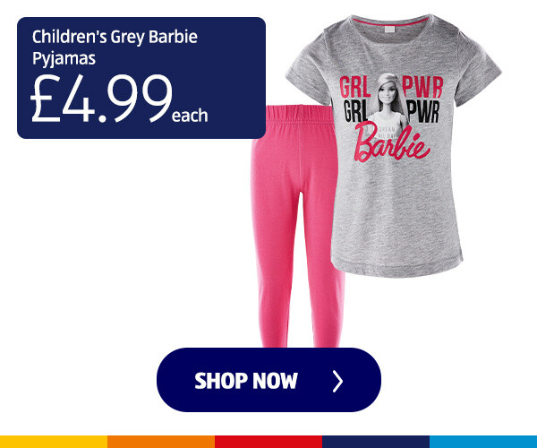 Children's Grey Barbie Pyjamas - Shop Now