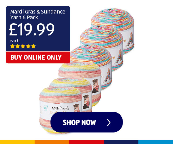 Mardi Gras & Sundance Yarn 6 Pack - Shop Now