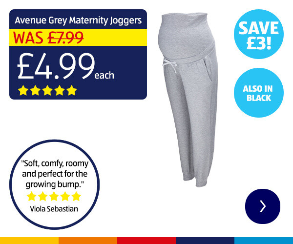 Avenue Grey Maternity Joggers