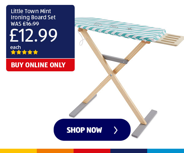 Little Town Mint Ironing Board Set - Shop Now