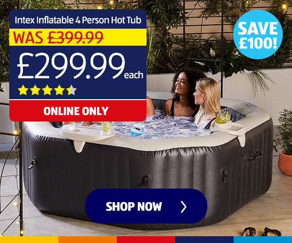 Intex Inflatable 4 Person Hot Tub